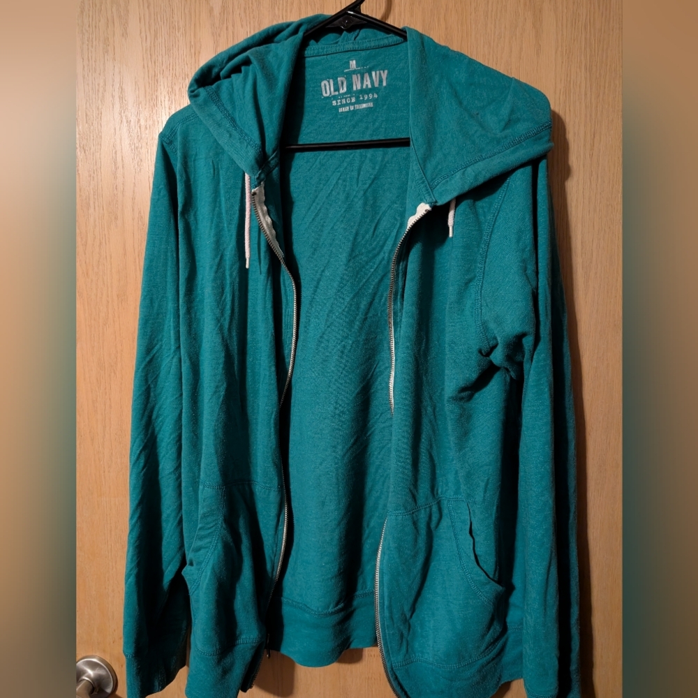 Old Navy Teal Zip Hoodie